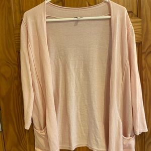 Women’s pink cardigan